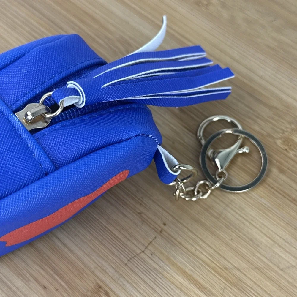 Haribo Tiny Blue Backpack With Tassle - Great Accessory Bag Charm Keychain